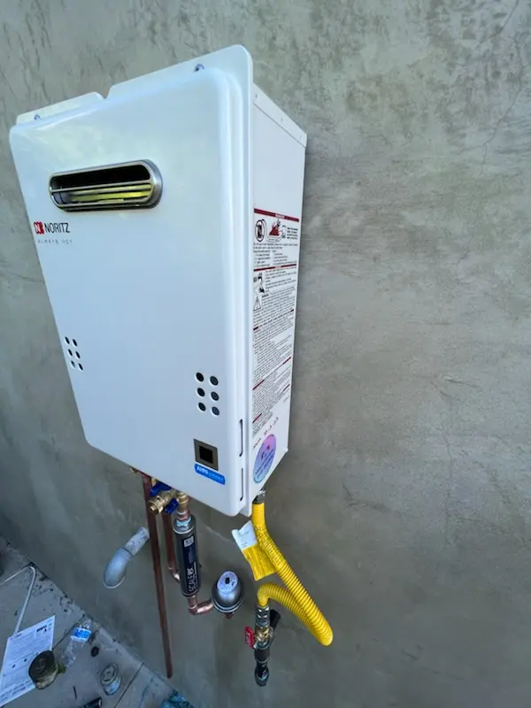 Tankless water heater installation for Chelsea of Nottingham homes